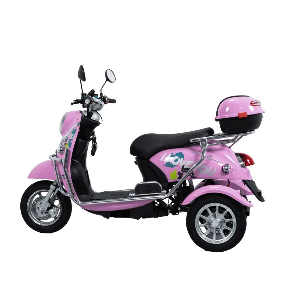 SM2DM-45 Tortoise King Electric Three Wheeler 1500W – LCD Display Premium Tricycle - Image 4
